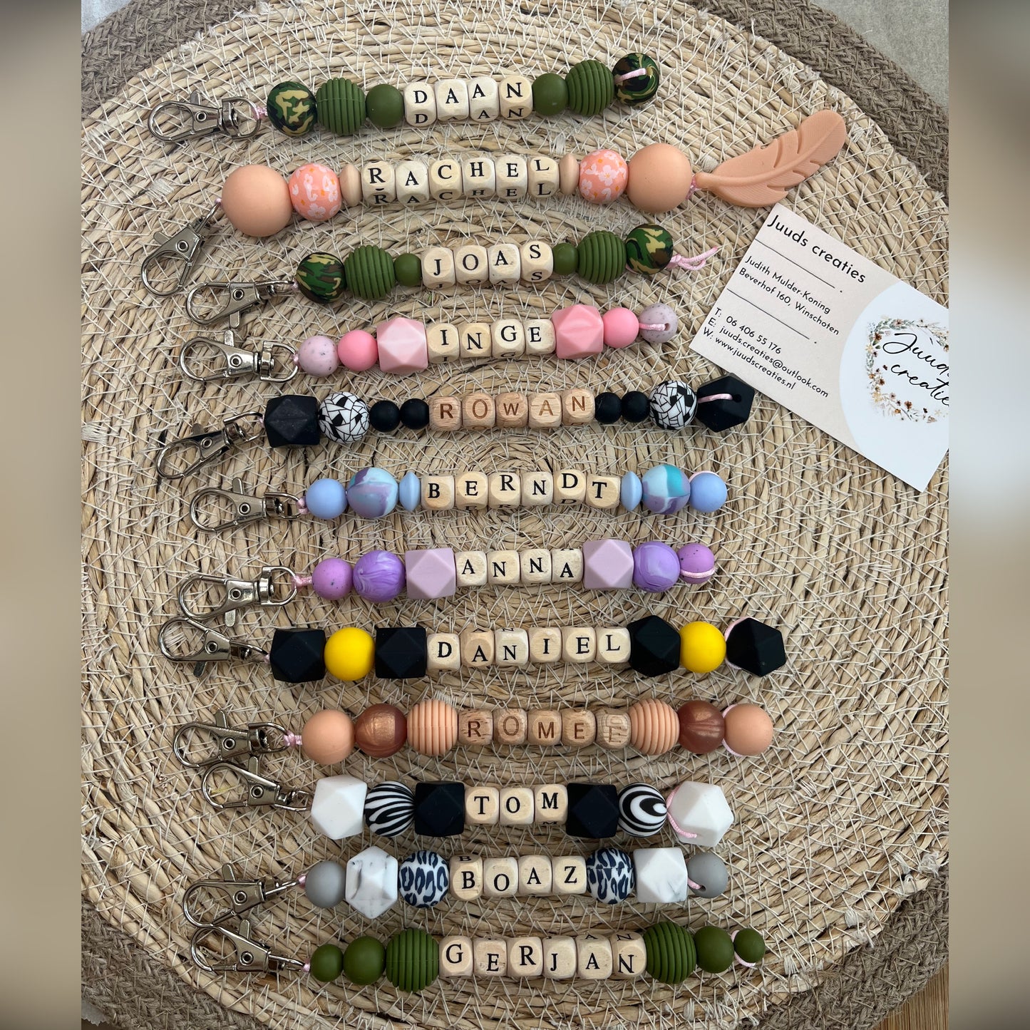 Sleutelhanger met naam