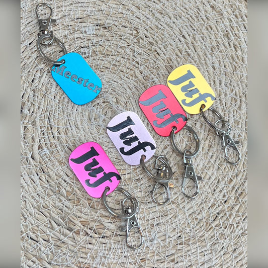 Mini sleutelhanger Juf/meester