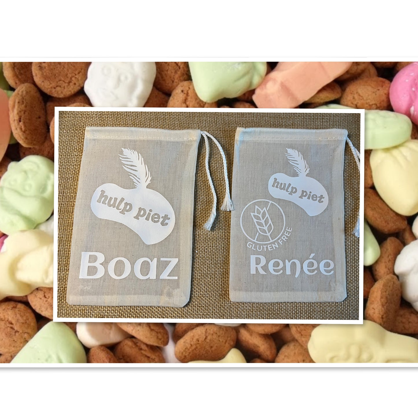 Pepernotenzakjes met naam