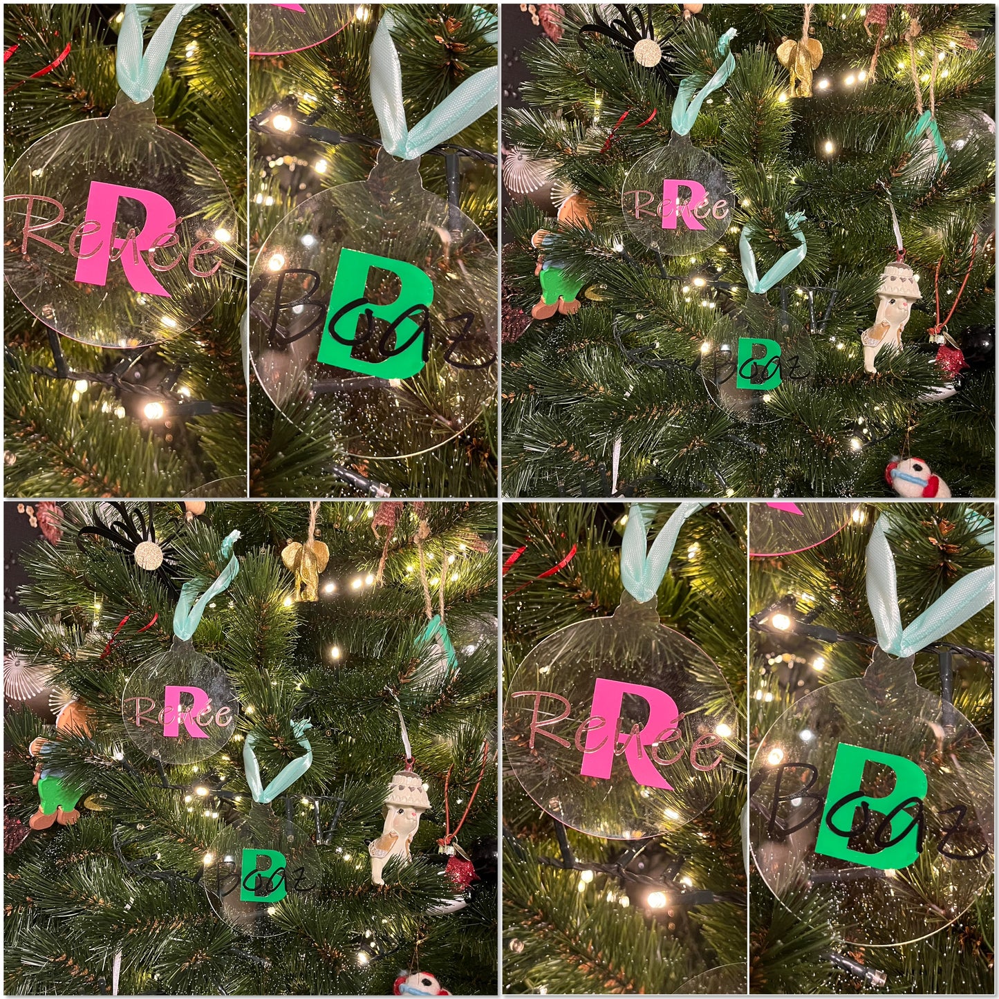 Kersthangers met naam