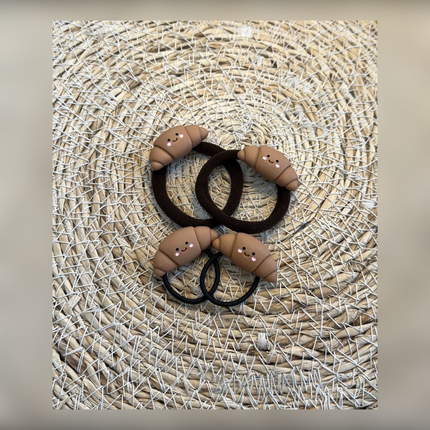 croissantjes haarelastiekjes