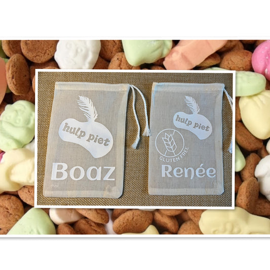 Pepernotenzakjes met naam