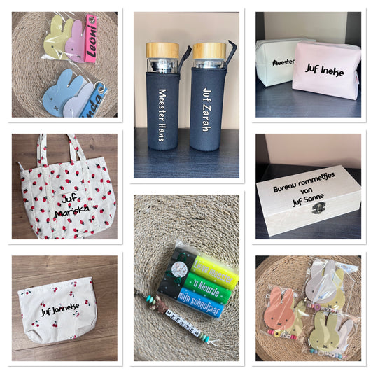 Juffen en meesters cadeautjes