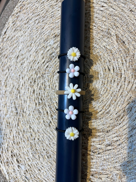 Kleine bloemen elastiekjes